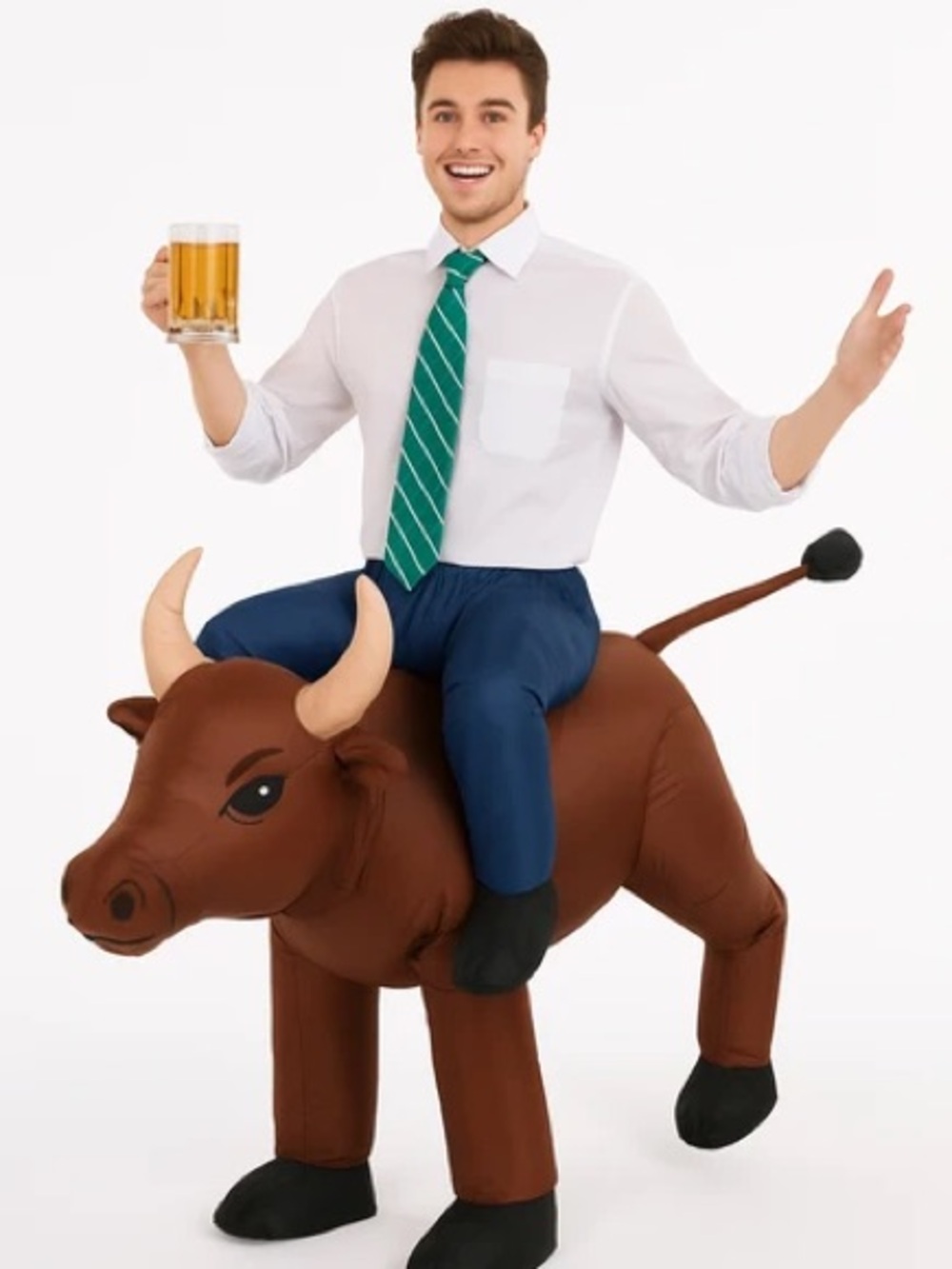 Inflatable Rodeo Bull Costume